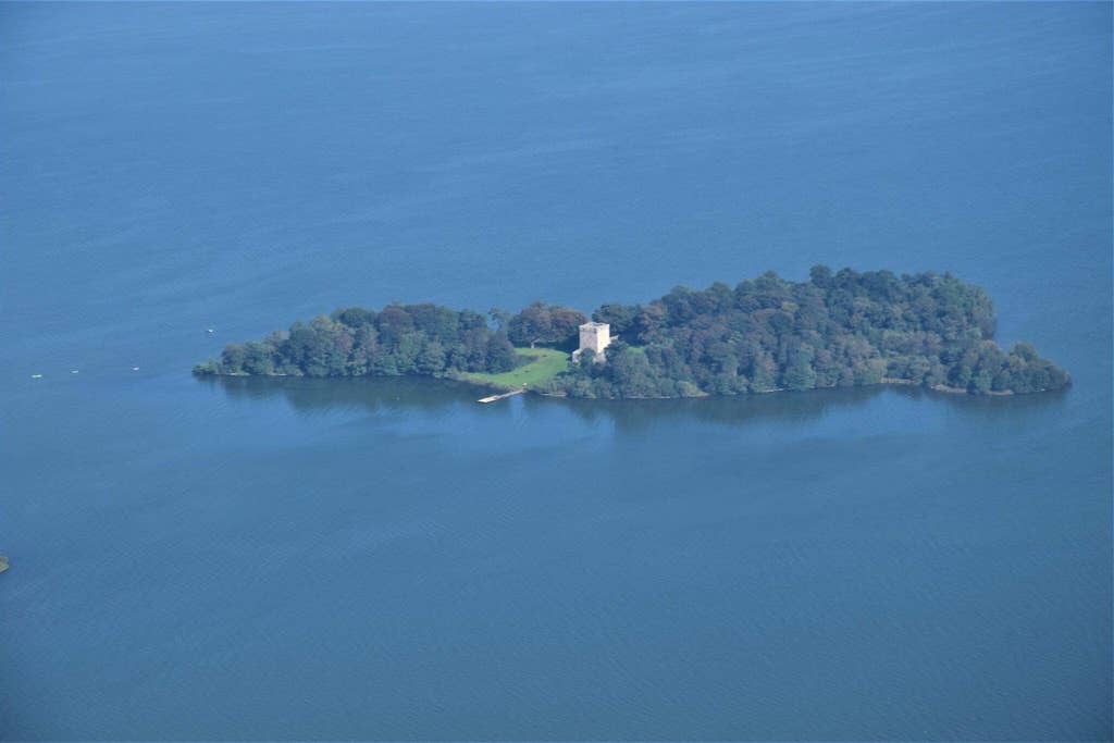 Loch Leven Castle on its island, where Mary Queen of Scots was imprisoned